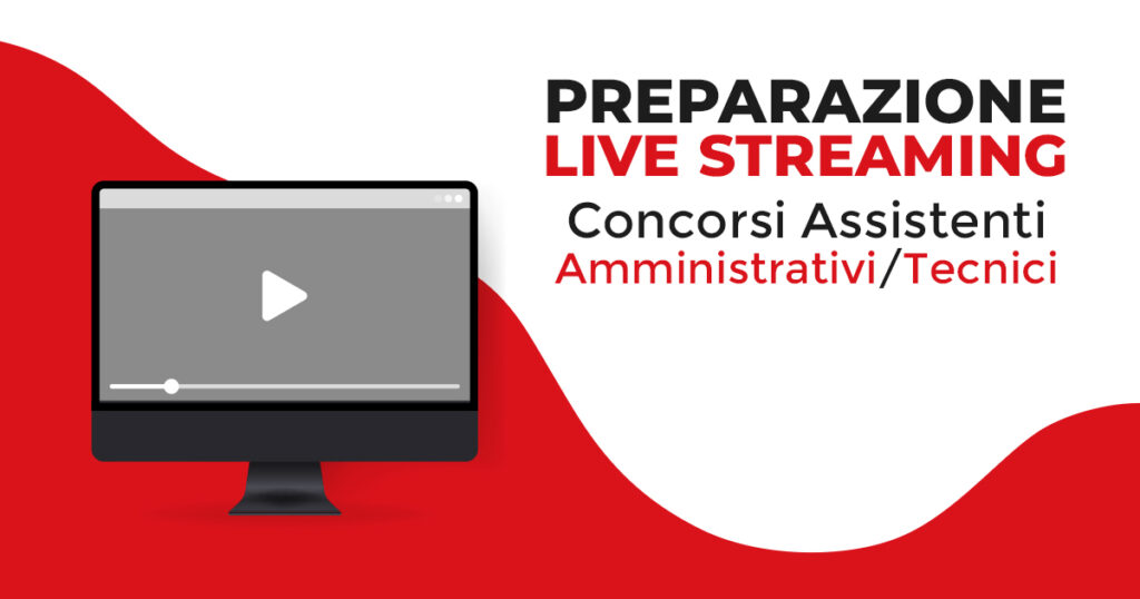 Preparazione LiveStreaming Concorsi Sardegna Assistenti Amministrativi Tecnici