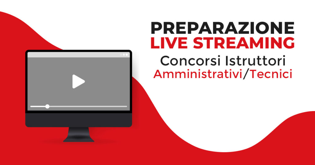 Preparazione LiveStreaming Concorsi Sardegna Istruttori Amministrativi Tecnici