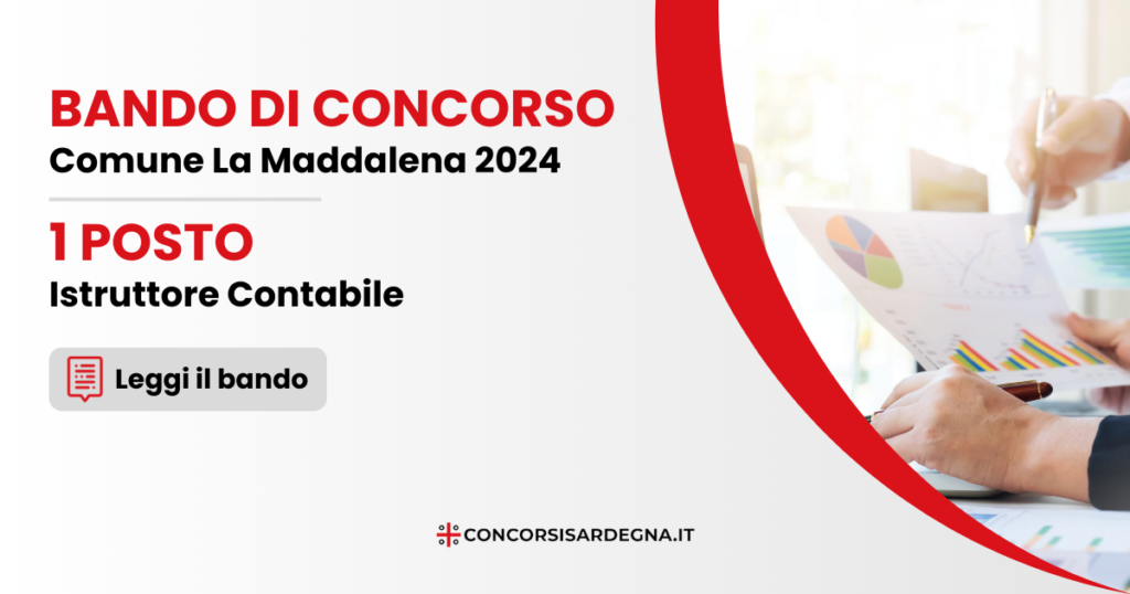 Concorso Comune La Maddalena 2024